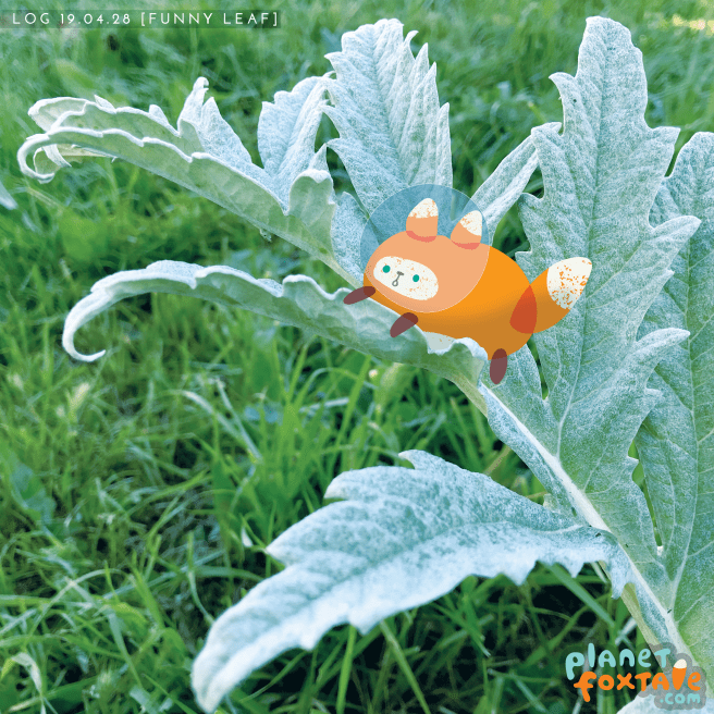 banner image showing a tiny fox climbing on a leaf